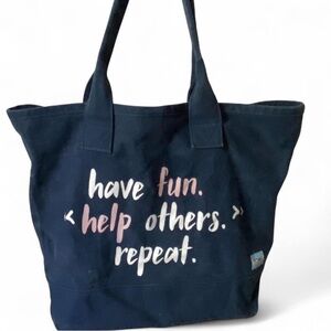 TOMS sturdy canvas tote. Excellent condition and very roomy!